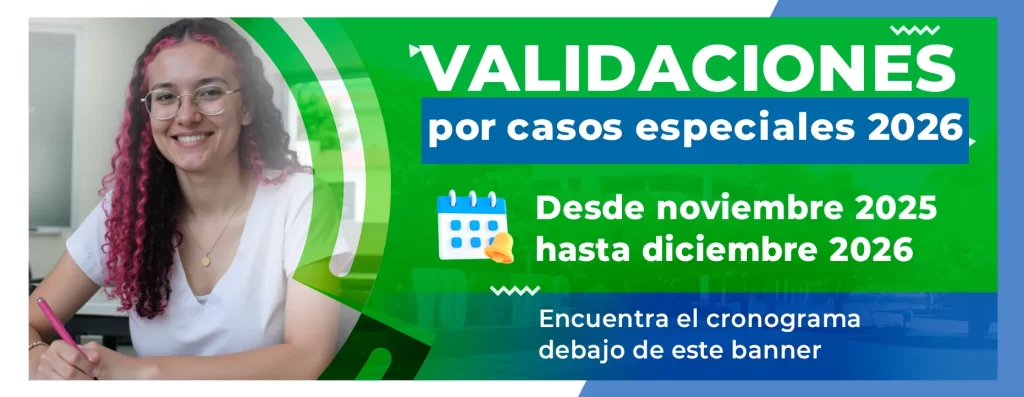 Validaciones por casos especiales 2026.