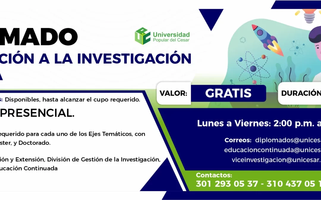DIPLOMADO EN INTRODUCCIÓN A LA INVESTIGACIÓN CIENTÍFICA