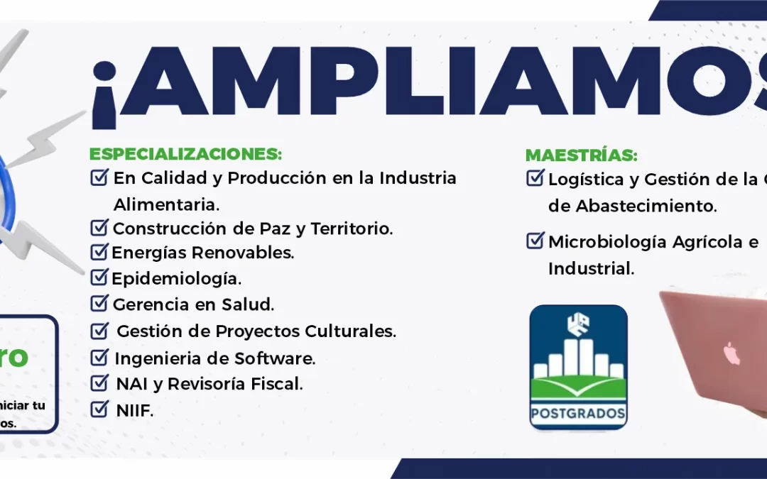 AMPLIACIÓN DE INSCRIPCIONES PROGRAMAS DE POSTGRADOS