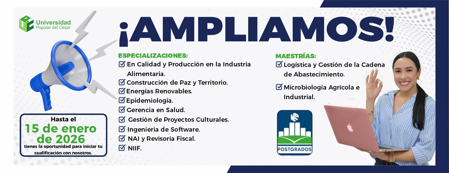 Ampliación postgrados