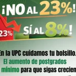 La UPC solo incrementará el 8% en matrícula de Posgrados en el 2026