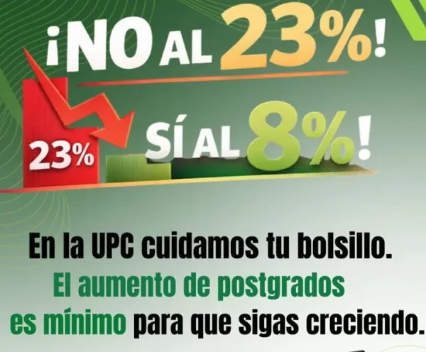 La UPC solo incrementará el 8% en matrícula de Posgrados en el 2026