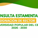 Estos son los puntos de votación para la consulta estamentaria designación Rector de la UPC 2026 – 2030