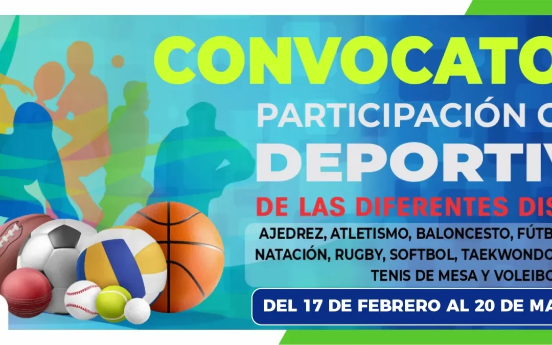 CONVOCATORIA PARTICIPACIÓN GRUPOS DEPORTIVOS DE LAS DIFERENTES DISCIPLINAS DE LA UNIVERSIDAD POPULAR DEL CESAR