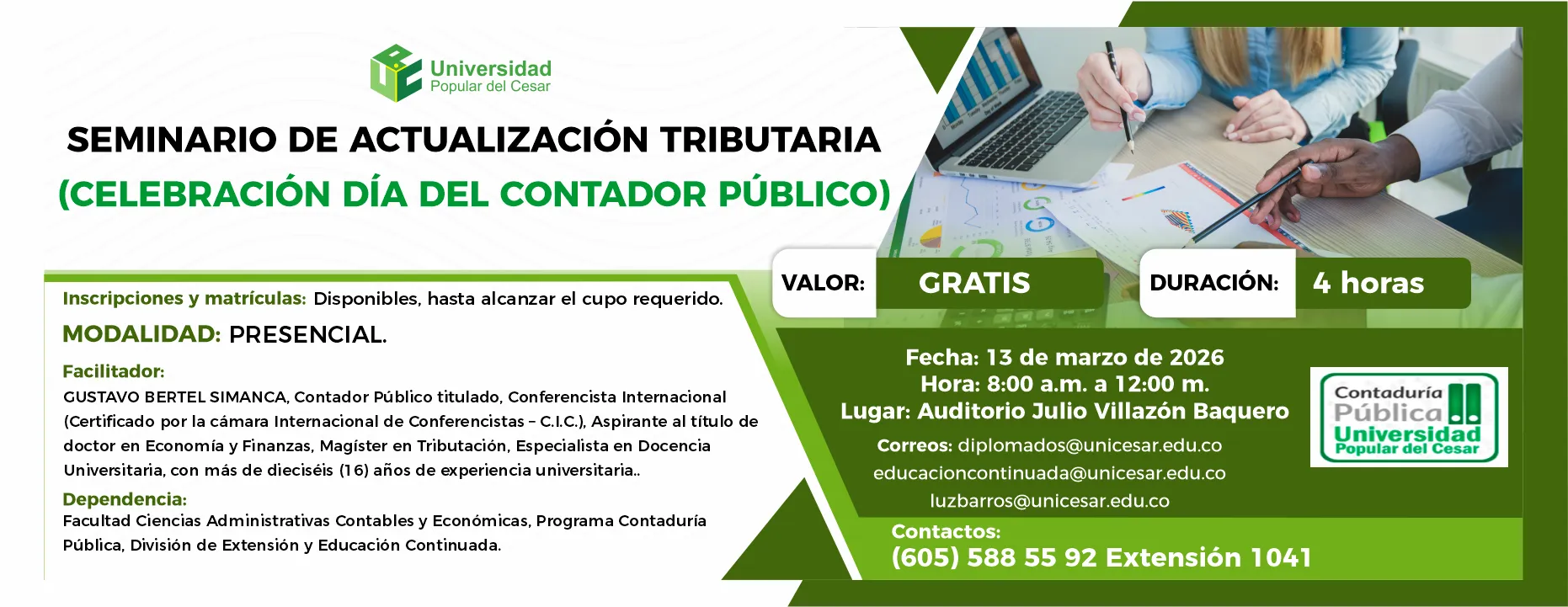 Seminario de actualización tributaria (Celebración del Día del Contador Público)