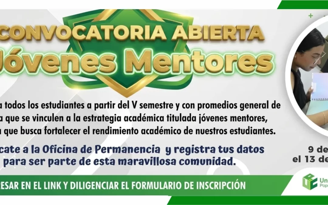 CONVOCATORIA JÓVENES MENTORES 2026-1