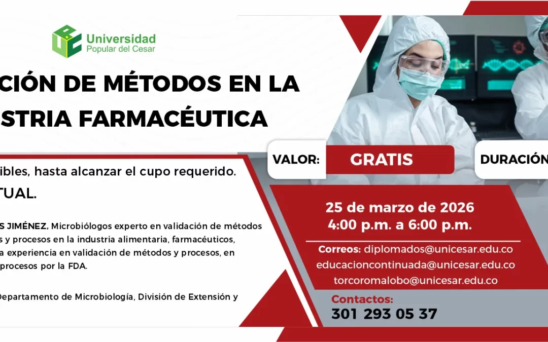 VALIDACIÓN DE MÉTODOS EN LA INDUSTRIA FARMACÉUTICA
