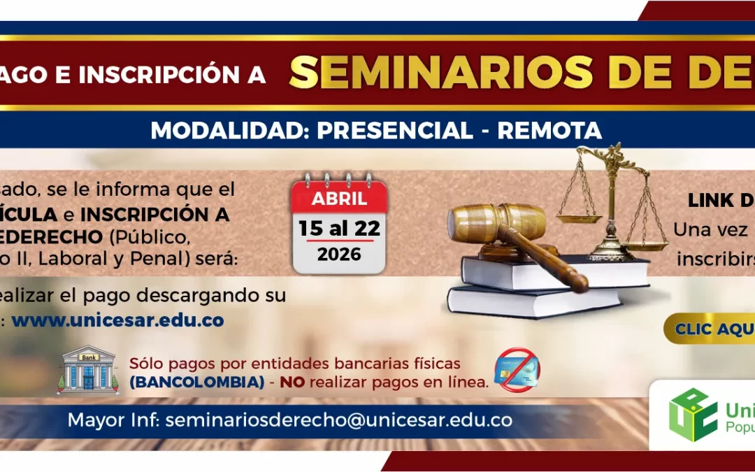 SEMINARIOS DE DERECHO