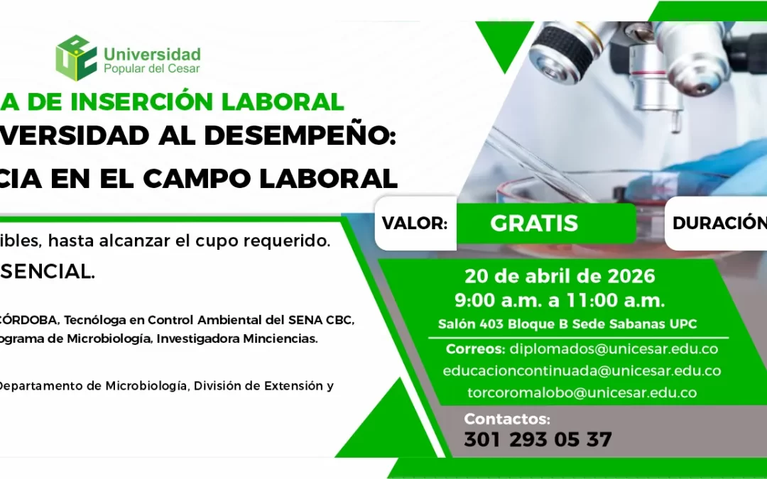 CHARLAS INSERCIÓN LABORAL “DE LA ADVERSIDAD AL DESEMPEÑO: RESILIENCIA EN EL CAMPO LABORAL”