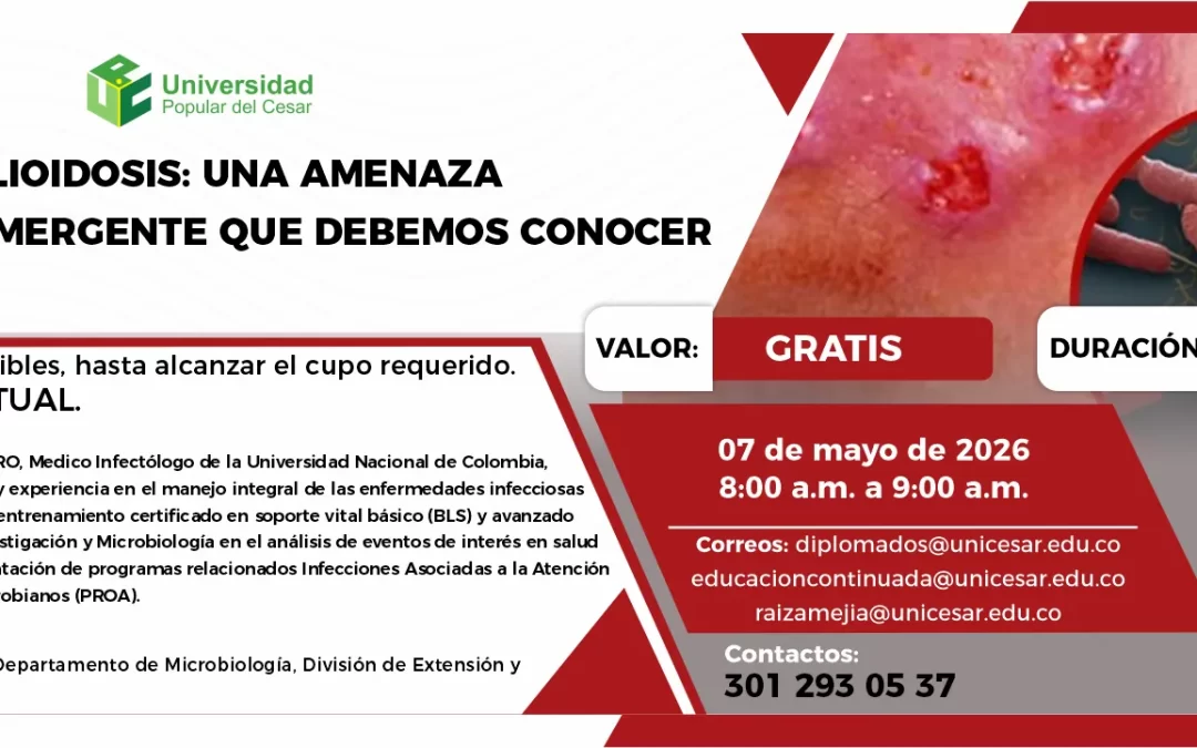 CHARLAS INSERCIÓN LABORAL ”MELIOIDOSIS: UNA AMENAZA INFECCIOSA EMERGENTE QUE DEBEMOS CONOCER”