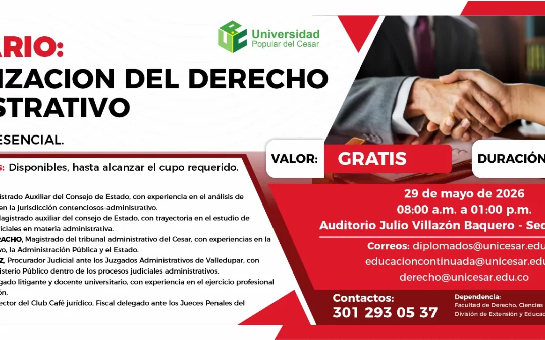SEMINARIO: ACTUALIZACIÓN DEL DERECHO ADMINISTRATIVO