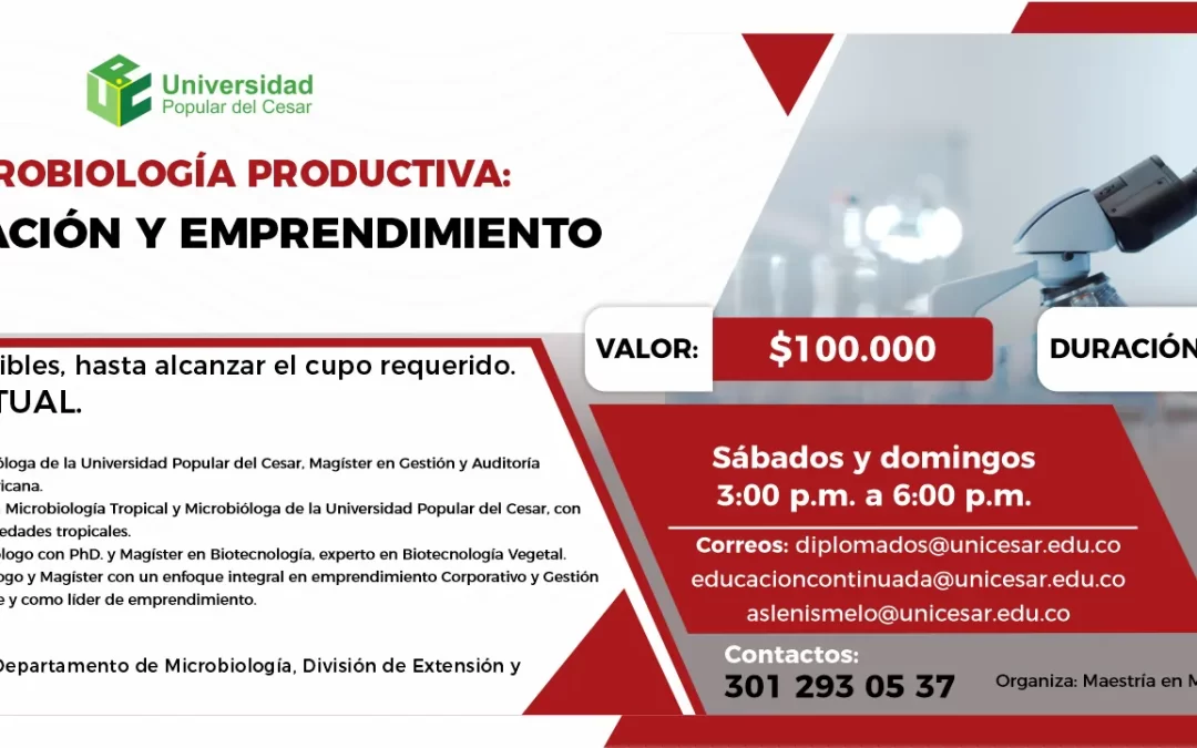 MICROBIOLOGÍA PRODUCTIVA: INNOVACIÓN Y EMPRENDIMIENTO