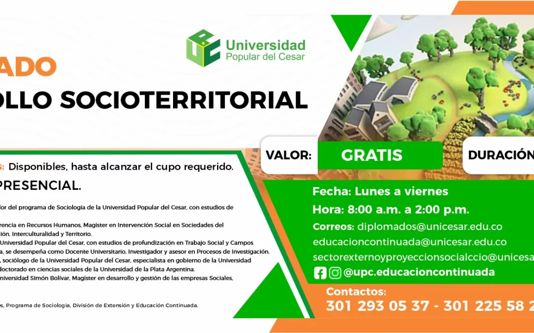 DIPLOMADO DESARROLLO SOCIOTERRITORIAL