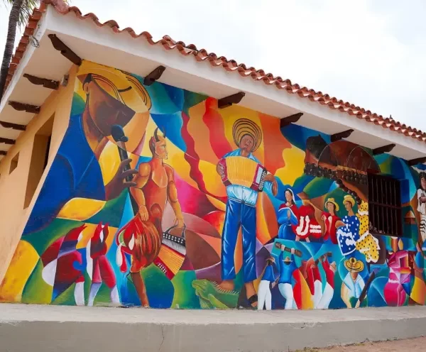Réplica del mural “Valledupar, Tierra de Dioses” ahora se encuentra en la UPC