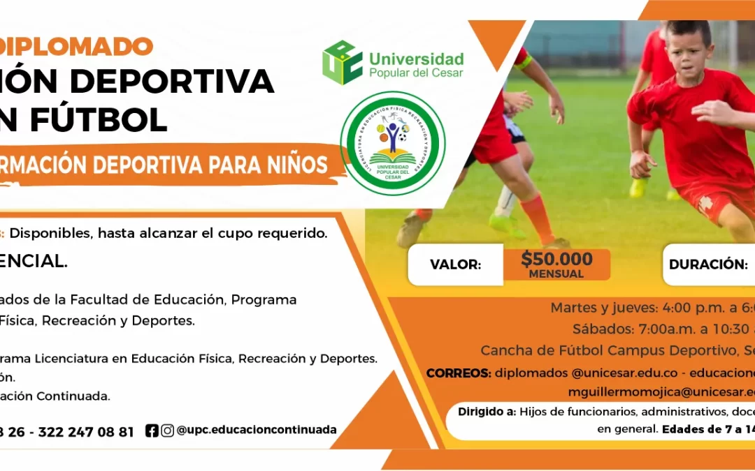 DIPLOMADO INICIACIÓN DEPORTIVA EN FÚTBOL