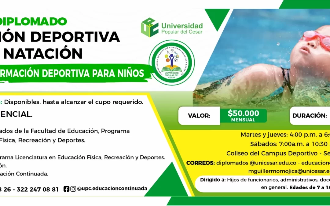 DIPLOMADO INICIACIÓN DEPORTIVA EN NATACIÓN