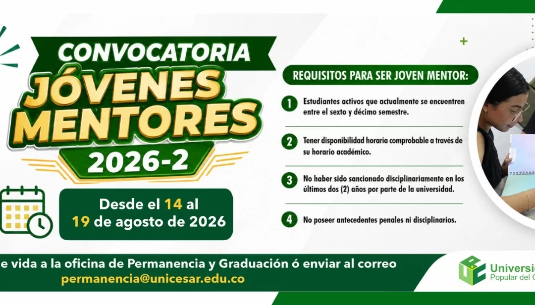 CONVOCATORIA JÓVENES MENTORES 2026-2