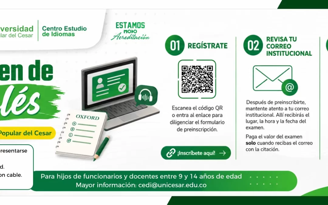 Examen de inglés