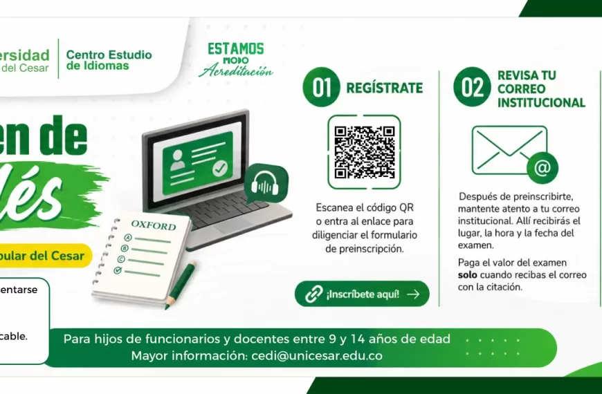 Examen de inglés