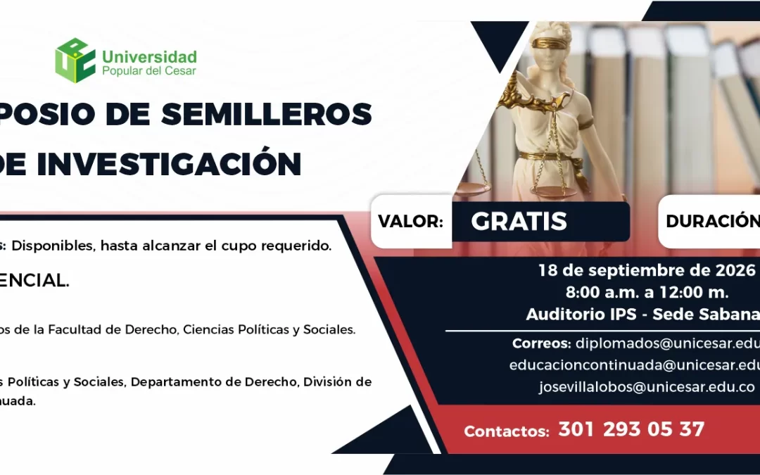 I SIMPOSIO DE SEMILLEROS DE INVESTIGACIÓN