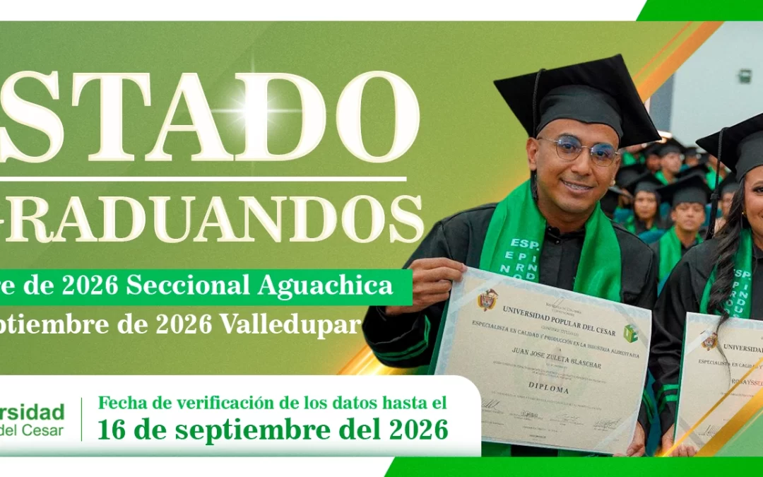 LISTADO DE GRADUANDOS 2026-2