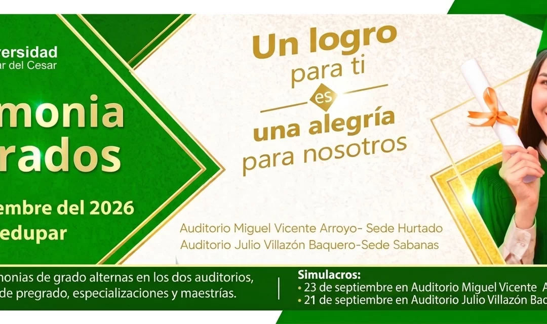 CEREMONIA DE GRADOS 25 DE SEPTIEMBRE DE 2026