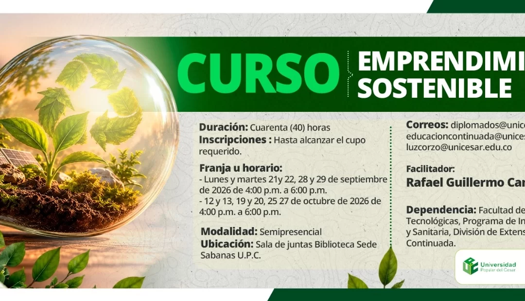 CURSO EMPRENDIMIENTO SOSTENIBLE