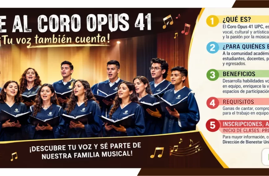 Únete al coro opus 41. ¡Tu voz también cuenta!