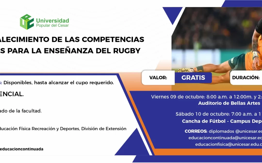 TALLER DE FORTALECIMIENTO DE LAS COMPETENCIAS PEDAGÓGICAS PARA LA ENSEÑANZA DEL RUGBY