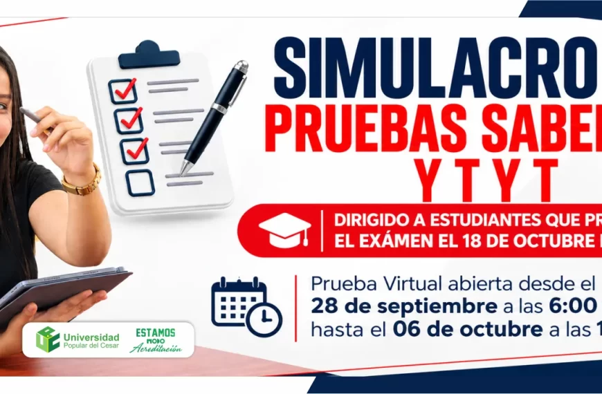 Simulacro pruebas saber pro y tyt. Desde: 28 de septiembre de 2026 al 06 de octubre de 2026,