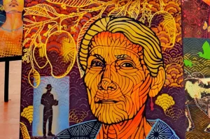 Artista visual expone su obra homenaje a Rafael Escalona en…