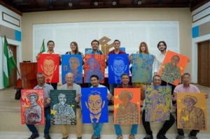 Con gran participación culmina exposición artística homenaje a Rafael Escalona…