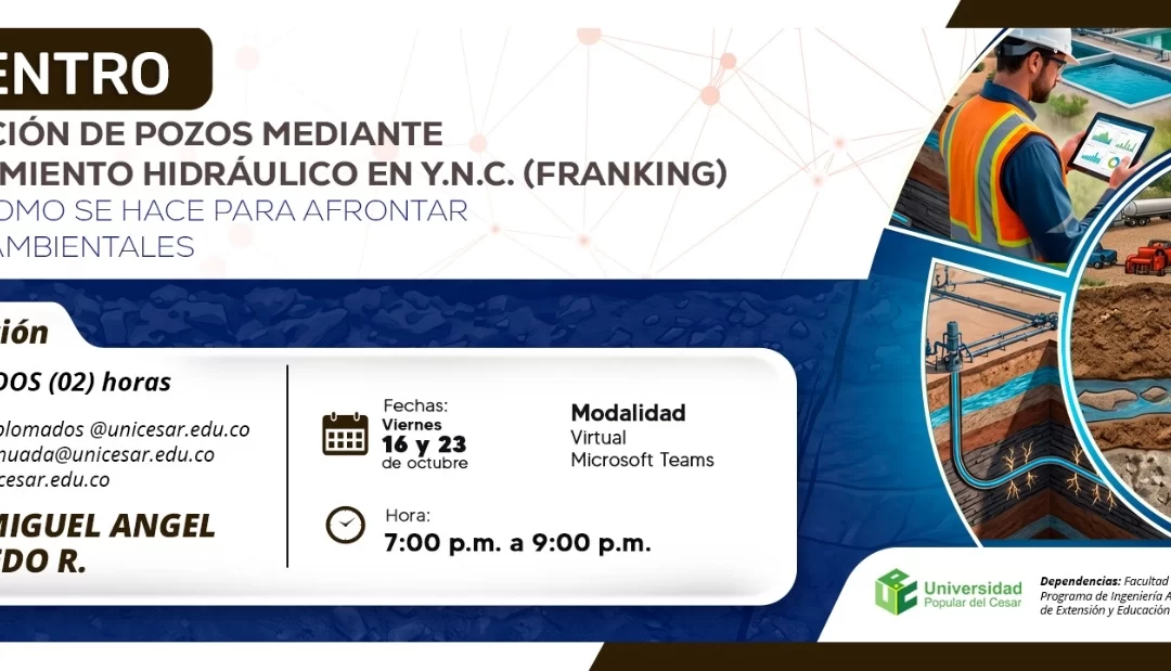 ENCUENTRO: ESTIMULACIÓN DE POZOS MEDIANTE FRACTURAMIENTO HIDRÁULICO EN Y.N.C. (FRANKING) CONOCER COMO SE HACE PARA AFRONTAR LOS RETOS AMBIENTALES